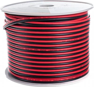 Кабель акустический 2х2,50мм?, красно-черный, 100м, цена за 1 бухта – фото 1