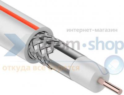 Кабель коаксиальный SAT 50 M, CCS/Al/Al, 75%, 75Ом, 100м, INDOOR, белый, цена за 1 бухта – фото 5