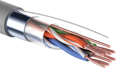 Кабель витая пара, F/UTP, CAT 5е, PVC, 4PR, 24AWG, INDOOR, SOLID, серый, 305м, цена за 1 бухта – фото 5