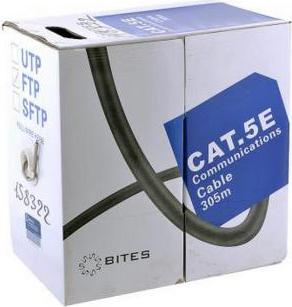 Кабель витая пара омедненный F/UTP, CAT 5e, PVC, 4PR, 24AWG, INDOOR, SOLID, серый, 305м, цена за 1 бухта – фото 13