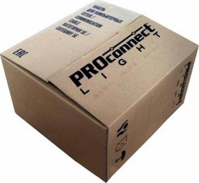 Кабель витая пара омедненный U/UTP Light, CAT 5e, PVC, 4PR, 24AWG, INDOOR, SOLID, серый, 305м, цена за 1 бухта – фото 4