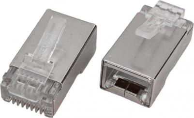 Разъем RJ-45 под витую пару, FTP, CAT 5e, пакет, 5шт., цена за 1 упак – фото 3