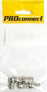 Разъем телекоммуникационный F-соединитель для кабеля RG-6, 17,8 мм, цена за 1 упак – фото 7