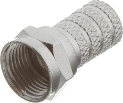 Разъем телекоммуникационный F-соединитель для кабеля RG-6, 19 мм, цена за 1 упак – фото 5