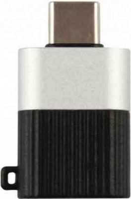 Адаптер-переходник Jumper MicroUSB – Type-C до 3А, черно-серебристый – фото 1