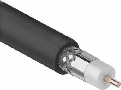 Кабель коаксиальныймагистральный RG-11U, 75Ом, CCS/Al/Al, 83%, 305м, OUTDOOR, черный, цена за 1 бухта – фото 3