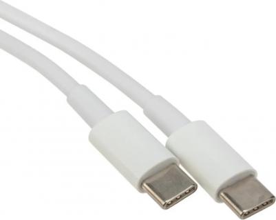 Кабель Type-C - Type-C PD 100W/1m/PVC/white/, цена за 1 шт – фото 3