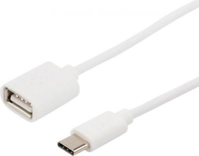 Кабель USB OTG - USB Type-C 15 сантиметров (18-1180) – фото 1