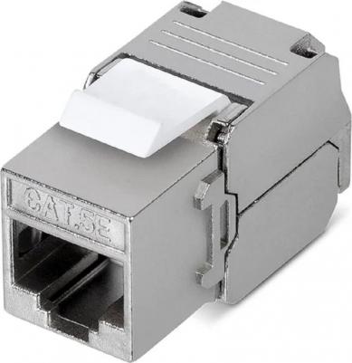 Модуль Keystone Jack RJ-45, FTP экранированный, CAT 5e, тип 180 градусов, самозажимной PRO, цена за 1 шт