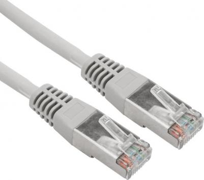 Патч-корд F/UTP, CAT 5e, RJ45-RJ45, 26AWG, LSZH, серый, 0,5м, цена за 1 шт – фото 1