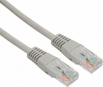 Патч-корд F/UTP, CAT 5e, RJ45-RJ45, 26AWG, LSZH, серый, 3м, цена за 1 шт – фото 1