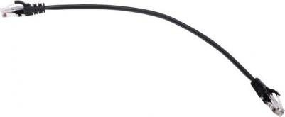 Патч-корд U/UTP, CAT 5e, RJ45-RJ45, 26AWG, LSZH, черный, 0,3м, цена за 1 шт – фото 2