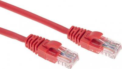 Патч-корд U/UTP, CAT 5e, RJ45-RJ45, 26AWG, LSZH, красный, 1,5м, цена за 1 шт – фото 1