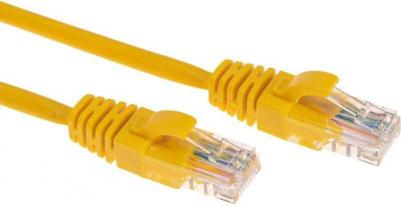 Патч-корд U/UTP, CAT 5e, RJ45-RJ45, 26AWG, LSZH, желтый, 5м, цена за 1 шт – фото 3
