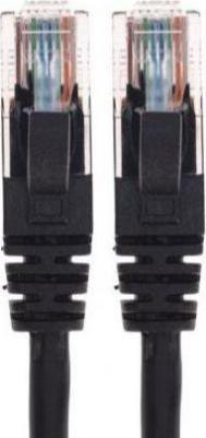 Патч-корд U/UTP, CAT 6, RJ45-RJ45, 26AWG, LSZH, черный, 1,5м, цена за 1 шт – фото 1