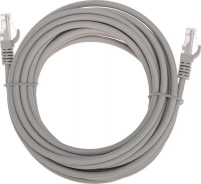 Патч-корд U/UTP, CAT 6, RJ45-RJ45, 26AWG, LSZH, серый, 5м, цена за 1 шт