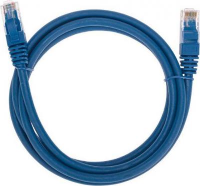 Патч-корд U/UTP, CAT 6, RJ45-RJ45, 26AWG, LSZH, синий, 1м, цена за 1 шт – фото 2