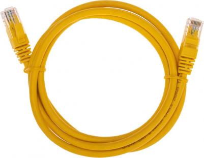 Патч-корд U/UTP, CAT 6, RJ45-RJ45, 26AWG, LSZH, желтый, 1,5м, цена за 1 шт