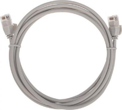 Патч-корд U/UTP, CAT 6A, RJ45-RJ45, 28AWG, LSZH, серый, 2м, цена за 1 шт