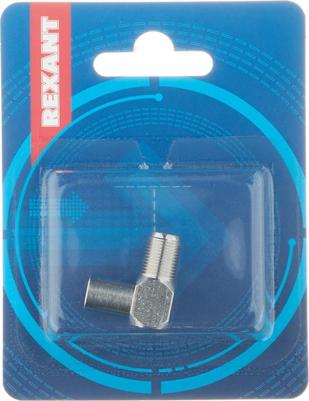 Переходник гнездо F - штекер TV угловой (05-4311) – фото 1