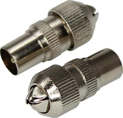 Разъем 05-2031 штекер TV без пайки металл – фото 2