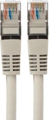 Шнур коммутационный, патч-корд F/UTP RJ45-RJ45, CAT 5e, ZH нг(А)-HF, серый, 2м, цена за 1 шт – фото 1