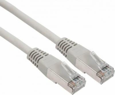 Шнур коммутационный, патч-корд F/UTP RJ45-RJ45, CAT 6, ZH нг(А)-HF, серый, 3м, цена за 1 шт