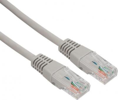 Шнур коммутационный, патч-корд U/UTP RJ45-RJ45, CAT 5e, ZH нг(А)-HF, серый, 3м, цена за 1 шт