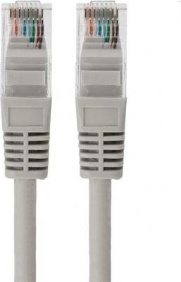 Шнур коммутационный, патч-корд U/UTP RJ45-RJ45, CAT 5e, ZH нг(А)-HF, серый, 3м, цена за 1 шт – фото 1