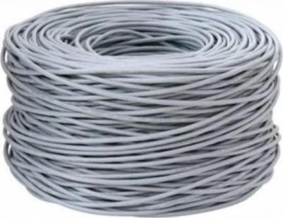Интернет-кабель (витая пара) UTP 24 AWG CAT5e 4х2х0,49 мм серый (50 м) – фото 1
