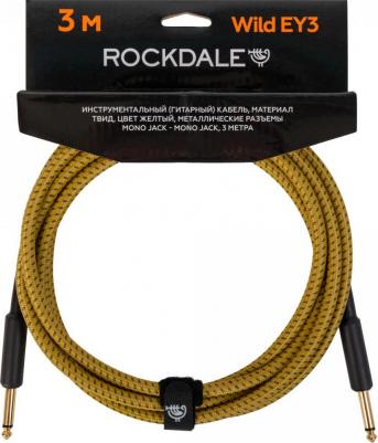 Кабель твидовый jack-jack Wild EY3 (3 м), желтый