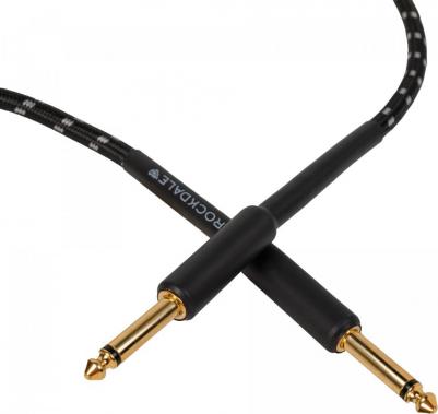 Wild B3 инструментальный кабель, цвет черный, металлические разъемы mono jack - mono jack, 3 метра – фото 1