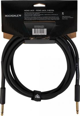 Wild B3 инструментальный кабель, цвет черный, металлические разъемы mono jack - mono jack, 3 метра – фото 2