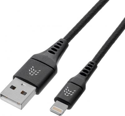 Кабель Contact USB-Lightning 1м, чёрный – фото 2