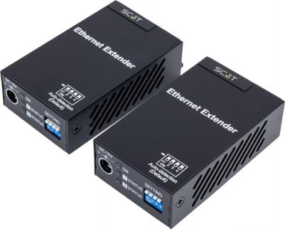 Комплект удлинителей Ethernet IP09K по витой паре до 800 м sct1458