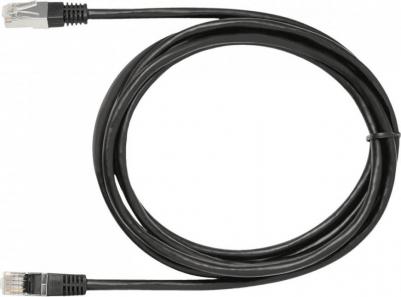 Патч-корд STP кат.5e, 3 м, RJ45-RJ45, черный, экранированный, EC 6001-03