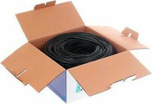 Кабель CSS-UTP-4-CU-OUT-N Standart UTP outdoor 4x2x0.48, медный, FLUKE TEST, кат.5e, однож., 305м, box,черн – фото 1