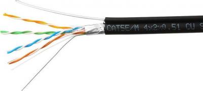 Кабель витая пара CSP-FTP-4-CU-OUTR 5e уличный 305 м
