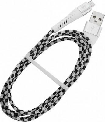 Дата-кабель MicroUSB CHESS серый, 2 А, 1 метр /100, цена за 1 шт
