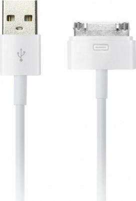 Дата-кабель USB - 30-pin для Apple, длина 1 м /500, цена за 1 шт – фото 1
