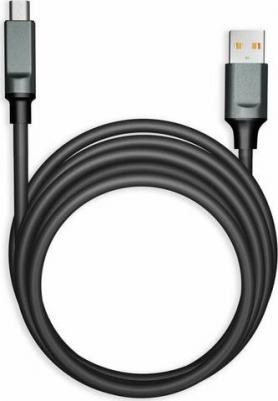 Кабель для зарядки и передачи данных, супертолстый BOLD MICRO USB черный, 3А, TPE, 1 м, цена за 1 шт – фото 1