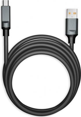 Кабель для зарядки и передачи данных, супертолстый BOLD MICRO USB черный, 3А, TPE, 1 м, цена за 1 шт