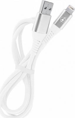Кабель iK-512ERG, Lightning - USB, 2 А, 1 м, белый 5866334