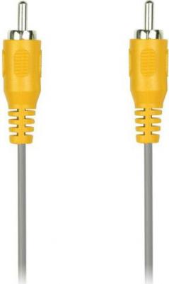 Кабель соединительный 1 x RCA (M) - 1 x RCA (M), в пакете, серый, 3.0 м