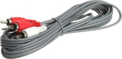 Кабель соединительный 2xRCA (M) - 2xRCA (M), 3,0 м, в пакете (KA223)