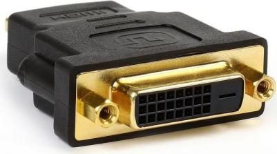 Переходник (адаптер) HDMI(19M)-DVI-D(F), черный (A121) – фото 1