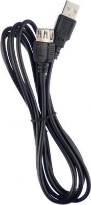 Удлинитель USB2.0 (M) - (F) 1.8 м, черный
