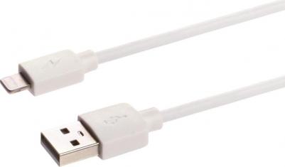 Дата-кабель, ДК 6, USB - Lightning, 1 м, белый, цена за 1 шт