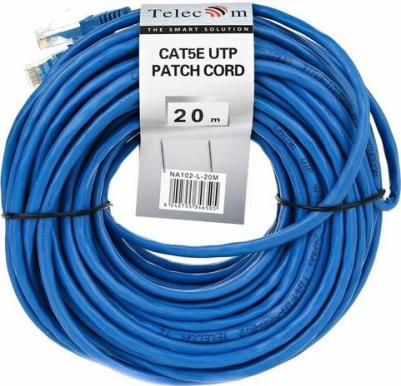 Кабель PATCH UTP CAT5E 20M GREY NA102--20M – фото 5