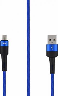 Кабель USB-A/microUSB Envy 1.2m нейлон blue – фото 4